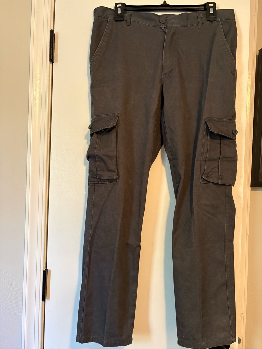 Men's Cargo Pants in Dark Gray - Utility Pocket Style